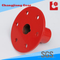 Pulverizar a flange de plástico vermelho